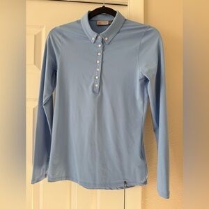 Kjus Women's Scotscraig Long-Sleeve Polo size Small/36